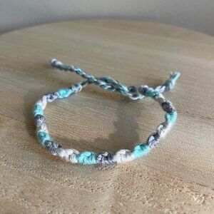 Carla Bracelet, anklet, trendy, comfortable, tie, embroidery thread, woven, gift